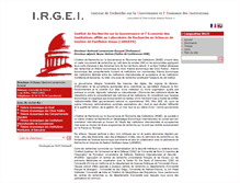 Tablet Screenshot of irgei.org